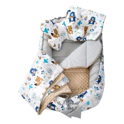 Medi Partners Cocoon in a 5-piece set (cocoon / insert / butterfly pillow / flat pillow / quilt 