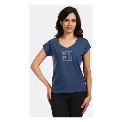 Women's cotton T-shirt Kilpi ROANE-W Dark blue