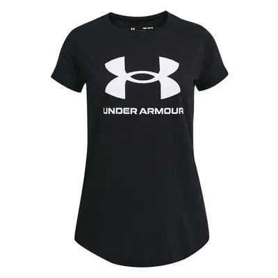 Girls' T-shirt Under Armour Live Sportstyle Graphic SS - black