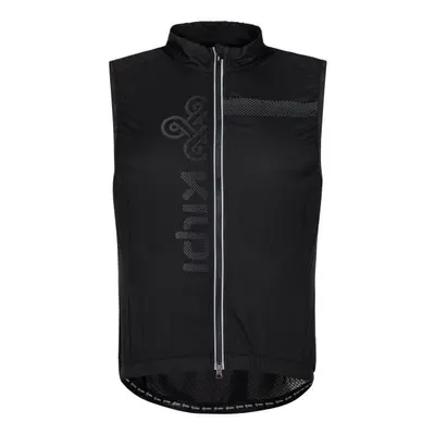 Men's cycling vest Kilpi FLOW-M black