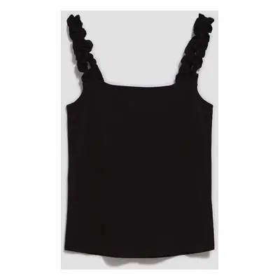 WOMEN'S TOP L-TS-4067 BLACK