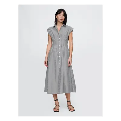 GAP Shirt poplin midi dress - Women's