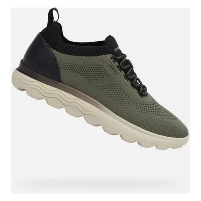 Dark green men's sneakers Geox Spherica - Men's