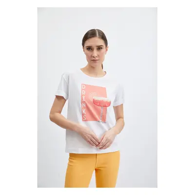 Orsay White Womens T-Shirt - Women