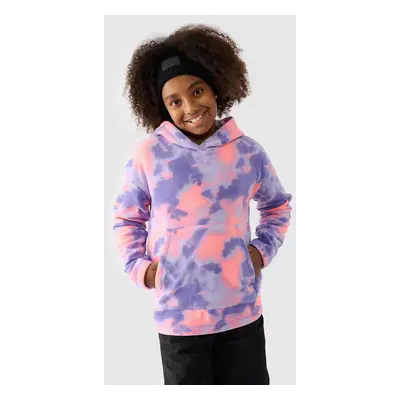 Girls' fleece sweatshirt 4F