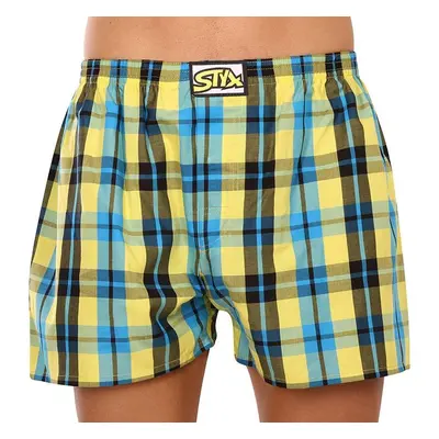 Men's briefs Styx classic rubber oversized multicolor