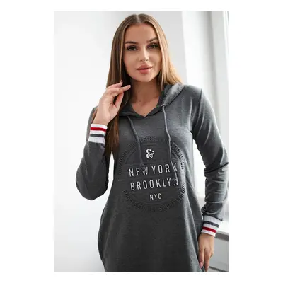 marka niezdefiniowana Dress Brooklyn graphite melange