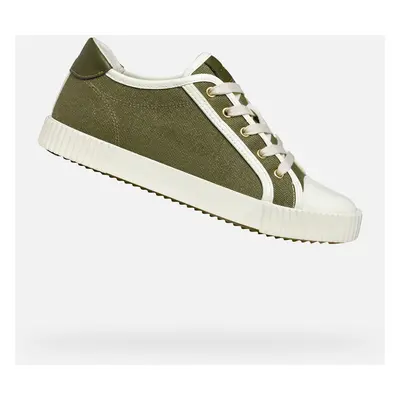 Light green women's sneakers Geox Blomiee - Women's