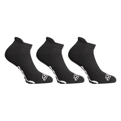 3PACK Styx low black socks