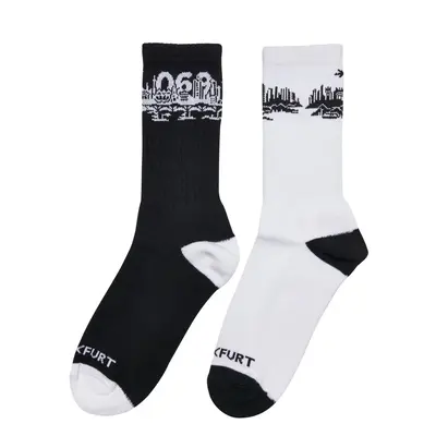 Major City Socks 2-Pack Black/White