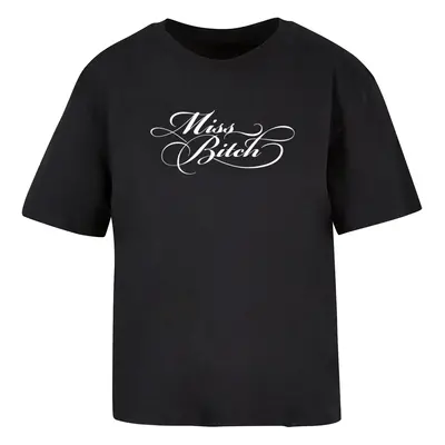 Women's T-shirt Miss Bitch black