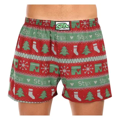 Men's briefs Styx art classic rubber Christmas knitted