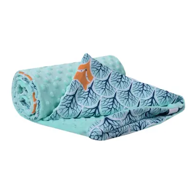 Medi Partners Blanket cotton + minky – Forest + minky minky