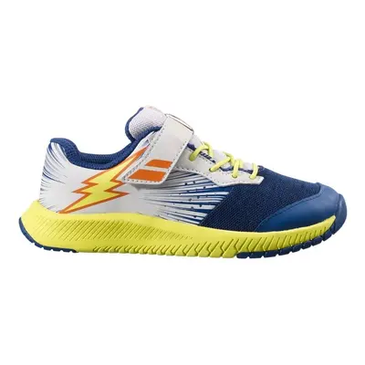 Babolat Pulsion All Court Kid Junior Tennis Shoes Dark Blue/Yellow EUR