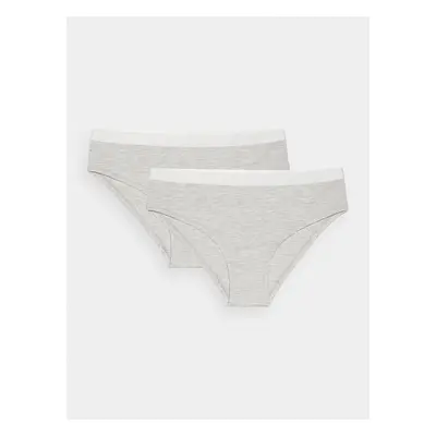 Women's Underwear Panties 4F (2 Pack) - Grey