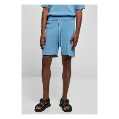 Ribbed shorts horizontal blue