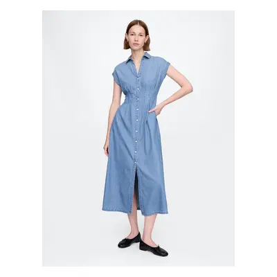 GAP Denim shirt maxi dress - Women's