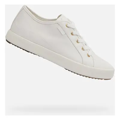 White women's sneakers Geox Blomiee - Women's