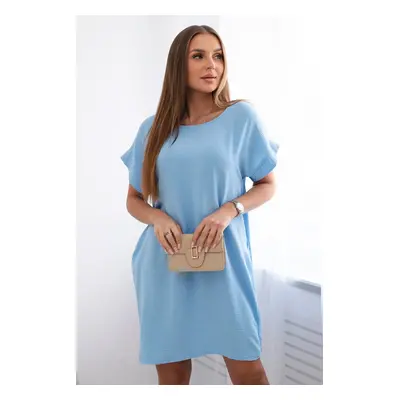 Kesi Włoski Dress with pockets blue