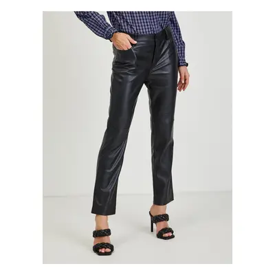 Black women's leatherette pants ORSAY - Ladies