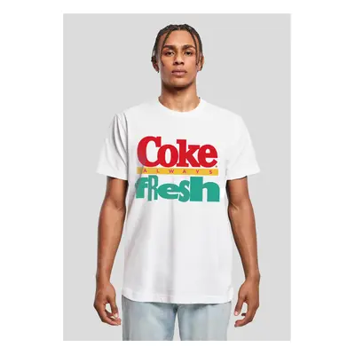 Men's T-shirt Coke white