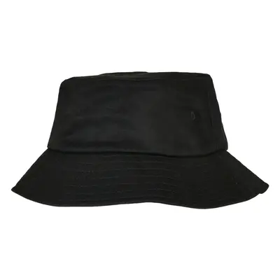 Children's Cap Flexfit Cotton Twill Bucket, Black