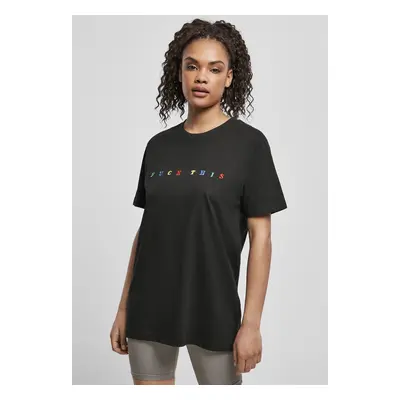 Women's T-shirt Fuck This black