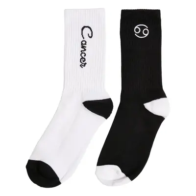 Zodiac Socks 2-Pack Black/White Cranch