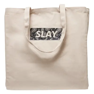 Canvas bag SLAY Oversize white