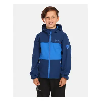 Boys' softshell jacket Kilpi RAVIO-J Blue