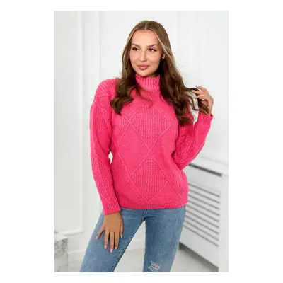 Fuchsia diamond sweater