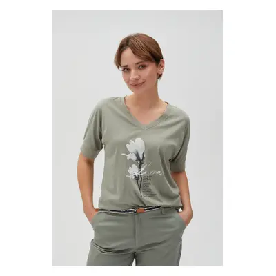 Women's T-shirt MOODO - olive