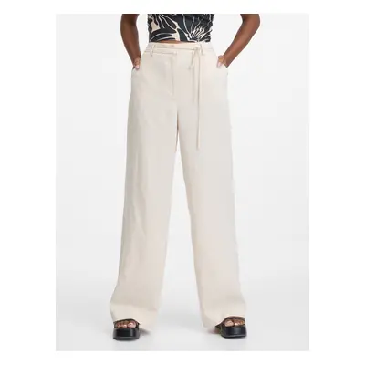 Orsay Beige Women's Trousers - Ladies