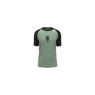 Men&#039;s short-sleeved T-shirt Hannah TAREGAN anthracite/lily pad