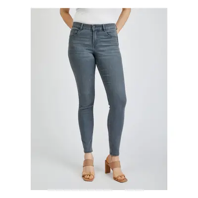 Grey Women's Skinny Fit Jeans ORSAY - Women