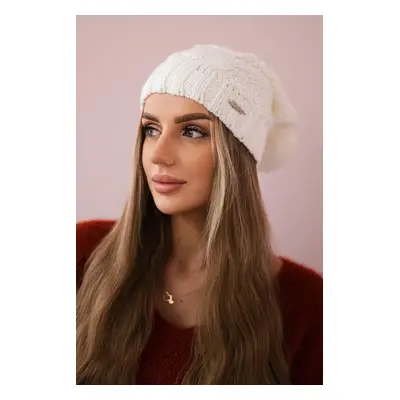 Kesi Cap with fleece Sandra K210 white