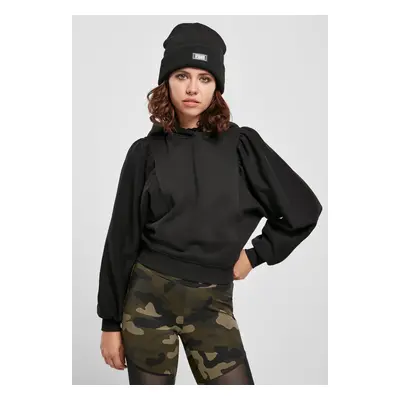 Women's Organic Gathering Batwing Hoody Black