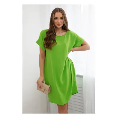 Kesi Włoski Dress with pockets light green