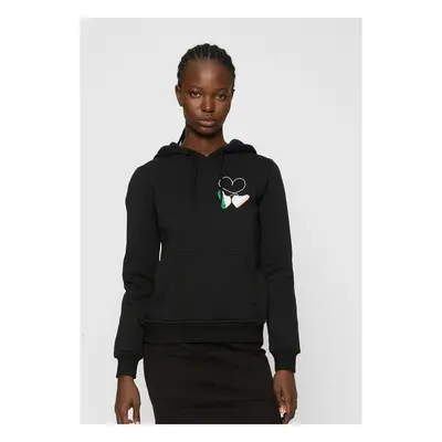 Ladies Kicks Love EMB Hoody Black