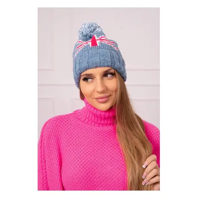 Kesi Cap with a pompom Elizabeth K386 jeans