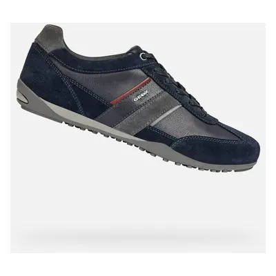 Dark blue men's sneakers Geox Wells - Men's