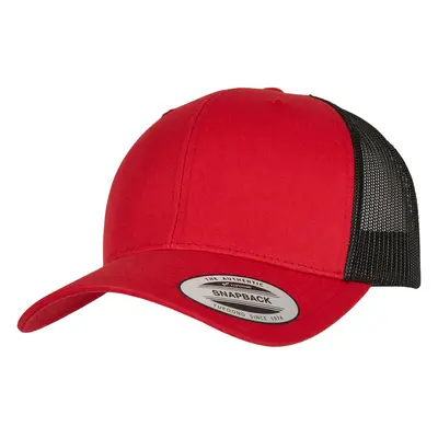 Retro Trucker 2-Tone Cap Red/Black