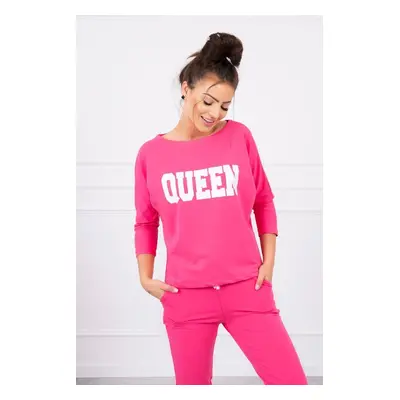 Queen Fuchsia Print Set