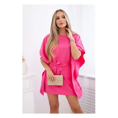 marka niezdefiniowana Dress batwings Oversize pink