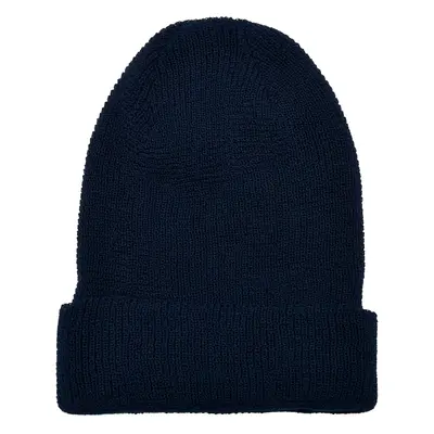 Recycled Yarn Waffle Knit Beanie Navy Beanie