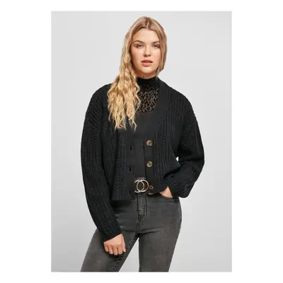 Women's oversized cardigan black