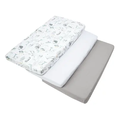 Medi Partners Set of pcs. Fitted Sheet 60x120 cm 100% Cotton Baby Bed Linen Mattress