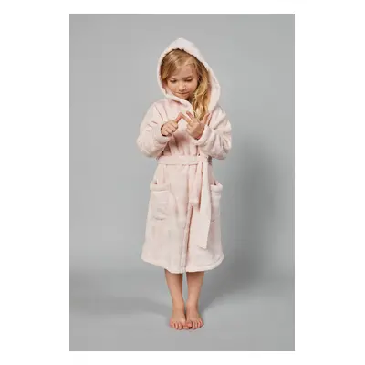 Drina Long Sleeve Bathrobe for Girls - Pink