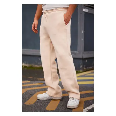 Trendyol Stone Regular/Straight Cut Stitch Detailed Sweatpants