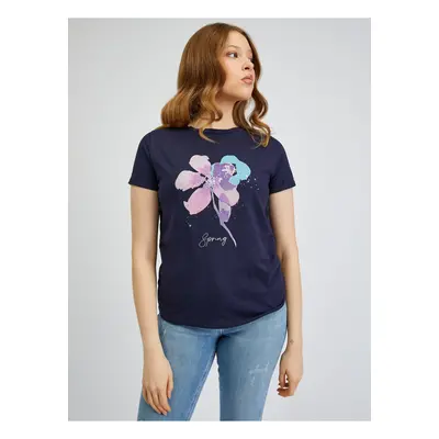 Orsay Women's Dark Blue T-Shirt - Women